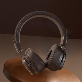 Wireless Over Ear Headphones, Portable Retro Headset, Vintage Heavy Bass Headphones for Women Men, Portable Head-Mounted Headset