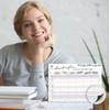 Younikat Girl’s School Timetable, DIN A4, Wipeable and Re-Writable, pink