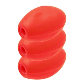 JEZERO Deep Water Fishing Floats: Great for Trail Markers, Dock Floats, Swim Buoy, Kayak Anchor Kit, Pool Buoy, Crabbing & Boats | Red, 6" x 3", 3-Pack