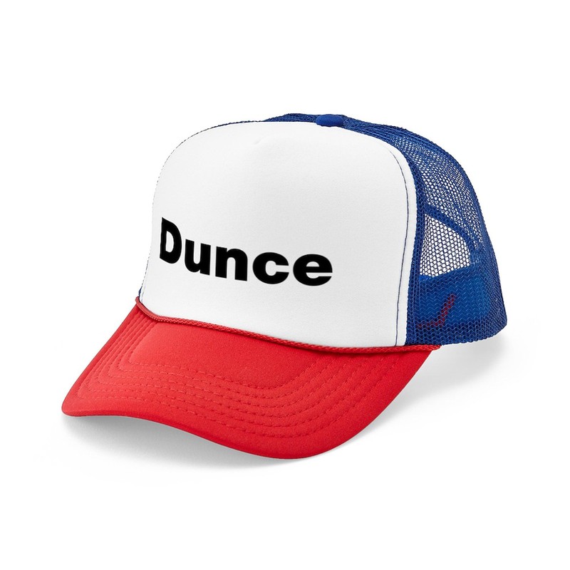 CafePress Dunce Snapback Trucker Hat