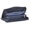 Greenburry Tumble Nappa Leather Wallet 20 cm, navy blue, Elegant