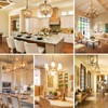 ANWIO Clear B11 Candle Light Bulb Indoor LED Filament Chandelier