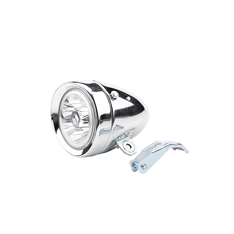 Yctze Vintage Front Light Headlight with 6 LEDs, Classic Style
