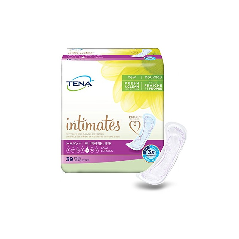 Tena Incontinence Pads for Women, Heavy, Long 39 ea
