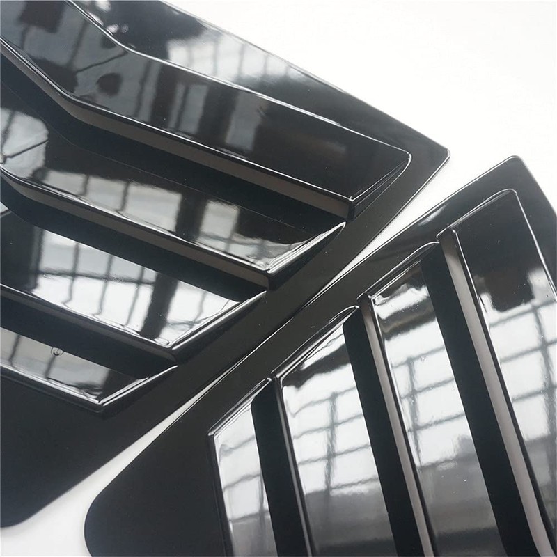 New 2pcs Racing Side Rear Quarter Window Louvers for Honda