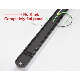 usamjtable 17" Amber Sealed LED Waterproof Submersible Turn Signal Tail Clearance Marker Identification Light Bars Truck Trailer Set of 2 pcs