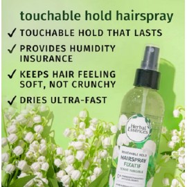 Herbal Essences Touchable Hold Hairspray, Non-Aerosol Hair Spray, 24-Hour Hold
