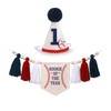 Rookie of the Year First Birthday Baseball High Chair Banner