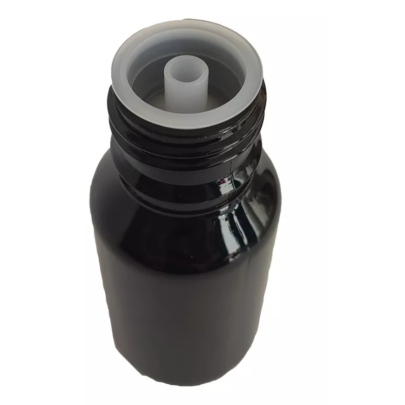 Mister Plastico 100 Pack Botella Plástico 40 Ml Ambar/gotero. Tapa