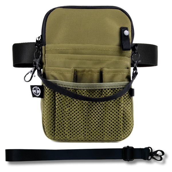 First Lifesaver 4-in-1 Convertible Nurse Fanny Pack with Multi-Compartment and
