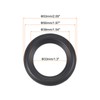 QUARKZMAN Rubber Speaker Foam Edge Circumference Rings 2.25 Inches 33
