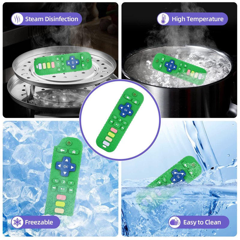 Chuya Remote Teethers Silicone Baby Teething Toys TV Remote Teether