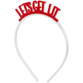 BLUE PANDA Set of 8 Holiday Headbands, Christmas Party Accessories for Kids and Adults (4.4 x 7.15 In)