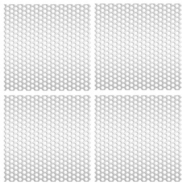 Trolleyshop 4pcs/Pack Dryer Vent Grill Bird Guards, Bathroom Exhaust Vent Bird Guards Dryer Vent Covers Inserts Stop Bird Nesting 3 Inch to 8 Inch Customized Size