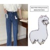 YINETTECH 2 Pieces Alpaca Patches Animal Embroidery Patch Creative Appliques
