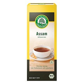LEBENSBAUM Assam Tea Bags, Organic Tea with Spicy Malty Flavour, Black Tea Bags, 100% Natural Enjoyment, 20 Tea Bags of 2 g
