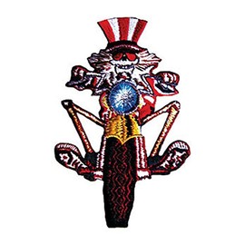 C&D Visionary P-1296 Grateful Dead Uncle Sam on Bike Patch