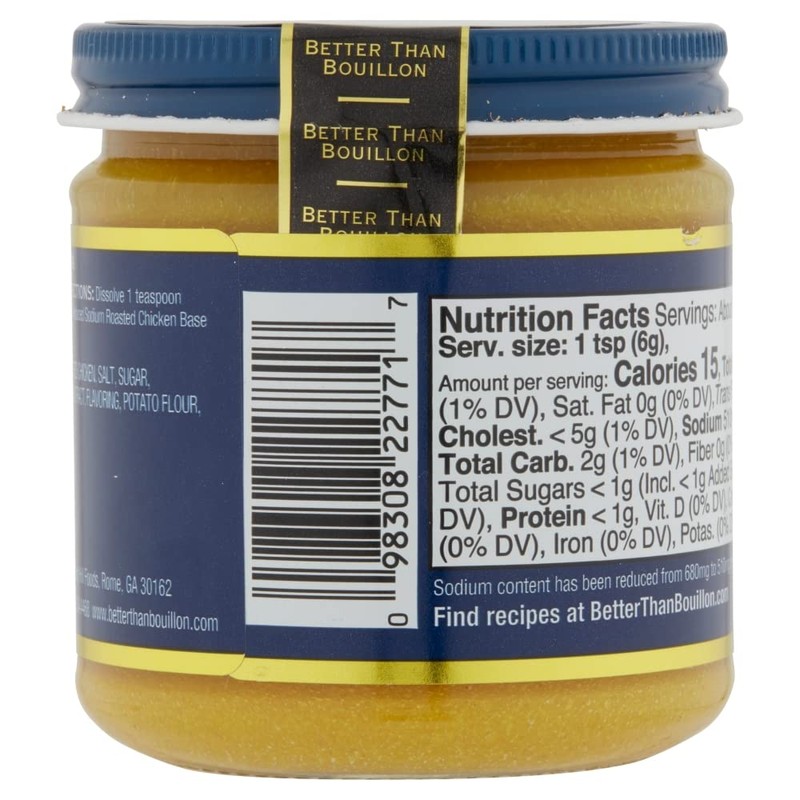Better Than Bouillon Reduced Sodium Roasted Chicken Base, Made with
