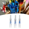 3PCS Archery Lighted Nocks Plastic Automatic with Switch 6.2mm Inner