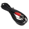 Stereo Jack Plug for 2 x Mono Red & White