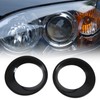 Pair Front Bumper Fog Lamp Cover Ring Trim 51113423789 Replacement