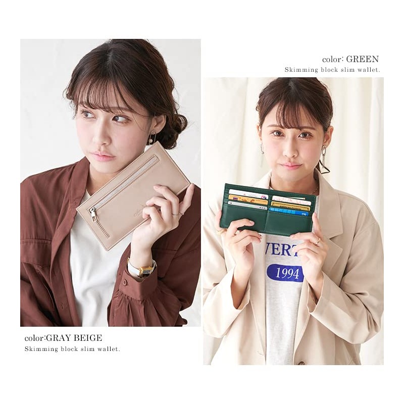 Liz Days Long Wallet, Women's, Men's, Thin, Lightweight, Thin, Slim,