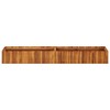 vidaXL Acacia Wood Raised Garden Bed - Outdoor Rectangular Planter