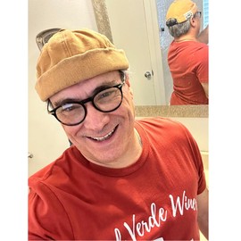 Clakllie Rolled Cuff Docker Cap Brimless Skull Caps Sailor Fisherman Leon Hat Winter Beanies Worker Hats,Khaki