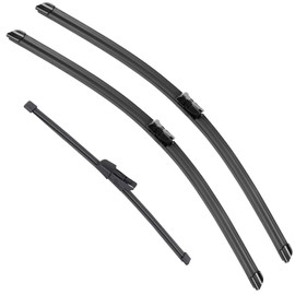RAINTOK Windshield Wiper Blades Replacement for VW Volkswagen Golf 2015-2021 / VW Volkswagen e-Golf 2015-2020 / VW Volkswagen GTI 2015-2021 Front Rear Wipers Blade Set - 26" 18" 11" (Pack of 3)
