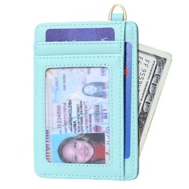 FEITH&FELLY Slim Minimalist Front Pocket Wallet RFID Blocking Credit Card Holder for Men & Women