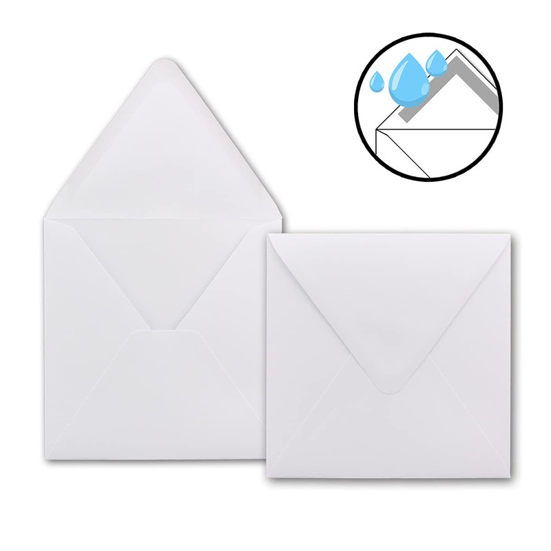 Square Envelopes 150 x 150 mm White