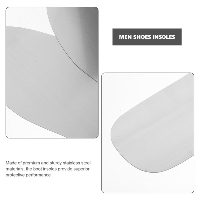 Hemobllo Puncture Resistant Insoles, Stainless Steel Insoles Puncture Resistant Work