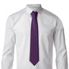 GUCGUSY Phish Red Donut Circles On Blue Mens Tie Men's