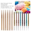 Crochet Set Sweater Needle Plastic Handle Fine Lace Knitting Carbonized