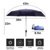 Goothdurs Automatic Mini Travel Windproof Umbrella Compact Auto Open/Close Small
