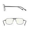 RB.Pilot Reading Glasses for Men Square Double Bridge Blue Light