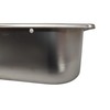 Suburban Stainless Steel Undermount Sink 12-5/8” x 13-7/8” x 3-1/2”