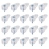 20Pcs Glass Retainer Clips, 0.79x0.43 inch Plastic Glass Panel Clips