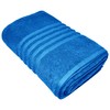 Lashuma London Bath Towel Embroidered with Monogram, Bath Towel Blue