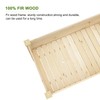 BIRASIL Outdoor Raised Garden Bed, Wood Planter Box for Vegetable