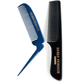 Bablo Pomade Folding Comb Blue & Original Comb Black Men Portable Hair Comb Barber