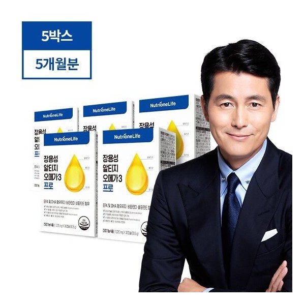 Nutrione Life Nutrione enteric coated supercritical rtg omega 3 5 boxes, single option / 뉴트리원라이프 뉴트리원 장용성 초임계 rtg 오메가3 5박스, 단일옵션