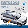 APPERFiT Exterior Door Handle Chrome w/Gasket Pad Compatible with Kia