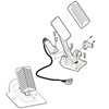 Accelerator Brake Pedal Rotary Position Sensor 600019 Replacement for EZGO