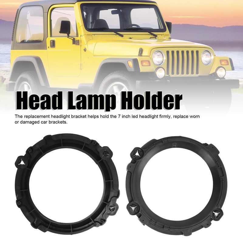 7 in Headlight Bezel Mounting Ring Bracket Head Lamp Holder