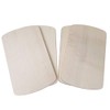 DEKOFANT Wooden Breakfast Board Set of 4 Rounded 24 x