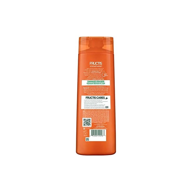 Garnier Fructis Damage Eraser Shampoo, Distressed, Damaged Hair, 12.5 fl.