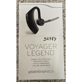 Plantronics Voyager Legend Bluetooth Headset w/ Voice Command Black ~ PARTS READ