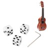 3PCS Guitar Volume Control Knobs Dice Shape Speed Control Knobs