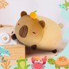 Mewaii Cute Capybara Plush Pillow, Kawaii Plushies Capybara Stuffed Toy,